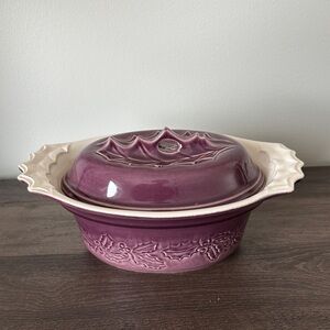 Collectible Appolia French Casserole Dish with Lid